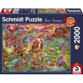Schmidt Le trésor des dragons Puzzle 2.000 pièces