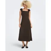ONLY Robe 'ONLMIRELDA' marron / chocolat
