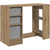 vidaXL Bureau Artisan en chêne 100 x 40 x 75 cm, aggloméré