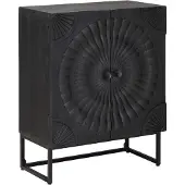 vidaXL Buffet noir 55 x 30 x 70 cm