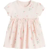Cool Club Barboteuse / body vert / rose pastel