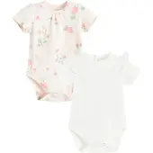 Cool Club Barboteuse / body rosé / blanc