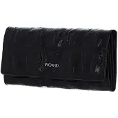 PICARD Cuir porte-monnaie Key Largo 1 Long Wallet Black noir