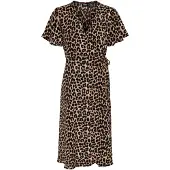 ONLY Robe 'ONLCALI' beige / brun foncé / greige