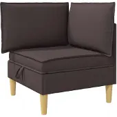 vidaXL Canapé avec rangement, en tissu