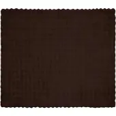 vidaXL Couverture en Fourrure de Lapin Synthétique 4 pcs Camel