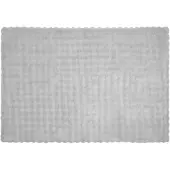 vidaXL Couverture en Fourrure de Lapin Synthétique 4 pcs Gris