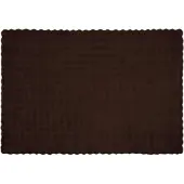 vidaXL Couverture en Fourrure de Lapin Synthétique 4 pcs Camel