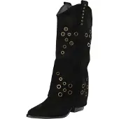 Salinyang Bottes de cowboy noir