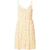 Pieces Robe d’été 'PCEVIE' bleu foncé / jaune clair / rose clair