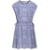 ONLY GIRLS Robe 'KOGZALINA' violet clair / blanc