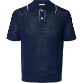Selected T-Shirt 'SLHJESSE' bleu marine