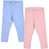 Müsli Leggings bleu clair / rose clair