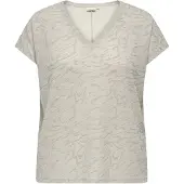 ONLY T-shirt 'CARCarol' gris clair