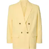 Selected Blazer 'SLFMARLIE' jaune citron