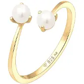 Elli Bague 'Perle' or / blanc perle