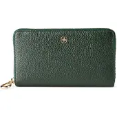 Esquire Cuir porte-monnaie Alexandria Wallet Green vert foncé