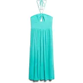 Superdry Cut Out Sleeveless Midi Dress Vert XS Femme