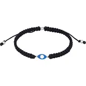 KUZZOI Bracelet bleu / noir / argent