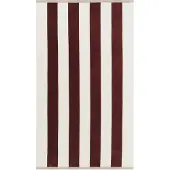 Gant Serviette de plage bourgogne / blanc