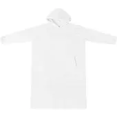 vidaXL Hoodie de couverture Blanc M Flanelle