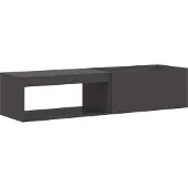 vidaXL Foyer Noir 160 x 45 x 35 cm Acier