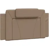 vidaXL Coussin de tête de lit "Viana" Cappuccino-Brun 100 cm Similicuir