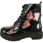 British knights Bottines à lacets 'Blake' rouge / noir