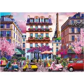 Educa Puzzle du quartier commerçant de Paris, 500 pièces, multicolore, pour enfants, multicolore, taille unique