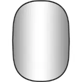 vidaXL Miroir mural noir 50x35 cm