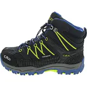 CMP Kids Rigel Low : Chaussures pour garçons, bottines à lacets, couleur bleue, pour un usage quotidien