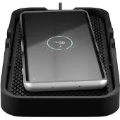 Goobay 60471 tapis de charge rapide Station de charge inductive noire, 15 watts