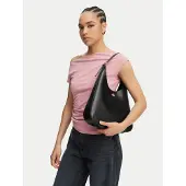 Calvin Klein Sac bandoulière 'Monogram Plaque Shoulder' noir
