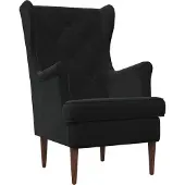 vidaXL fauteuil Noir Velours