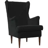 vidaXL fauteuil Noir Velours