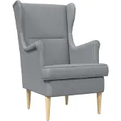 vidaXL fauteuil Gris clair tissu