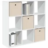 vidaXL , meuble de rangement, blanc, 102 x 31 x 99,5 cm