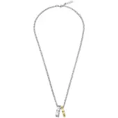 Police Duo Ss Necklace Argenté Homme