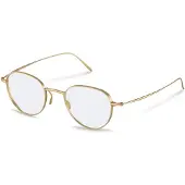 Rodenstock Lunettes de Vue R7195 47/22/145 Gold Metallo MAN R7195