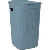 Home Collection Domus, Wäschebox 50L Blau, kompaktes (50 l)
