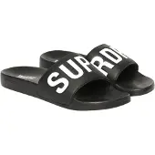 Superdry Claquettes / Tongs noir / blanc