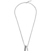 Police Duo Necklace Argenté Homme