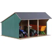 Kids Globe Abri pour véhicules 1:32 pour jusqu'à 3 véhicules Dimensions 45x38x27 cm