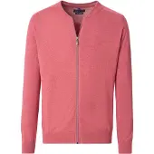 Casa Moda Casual Regular Fit Cardigan rouge, Unicolore