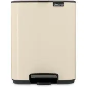 Brabantia Poubelle à pédale, 7 L, Soft Beige