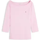 Tommy Hilfiger Ww0ww49928 3/4 Sleeve T-shirt Rose XL Femme