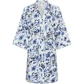LASCANA Kimono marine / bleu clair / blanc