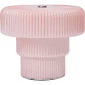 Ferm Living Lampe de Table , Ripple, dimmable, Rose / rosé, Salon / séjour, Verre