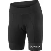 Gonso - Short de vélo pour femmes, modèle Essential, couleur noire, taille 40
