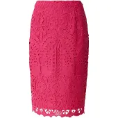 Comma Jupe rose foncé